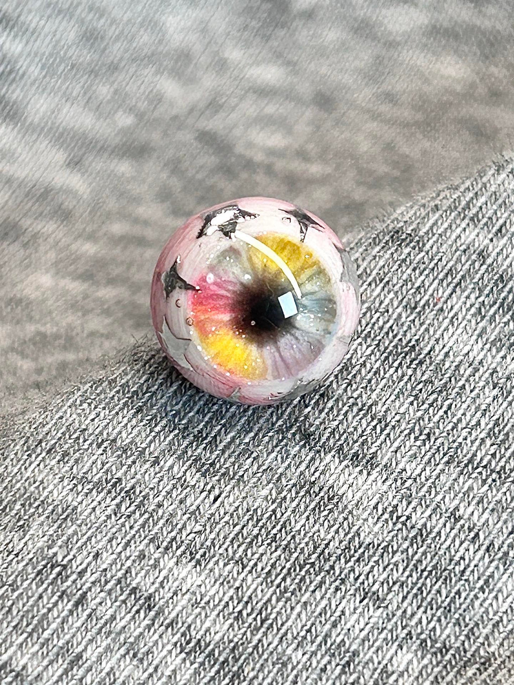 Cthulhu-Auge – Herz &amp; Kreuz | Ohr-/Lippen-/Zungenstecker 