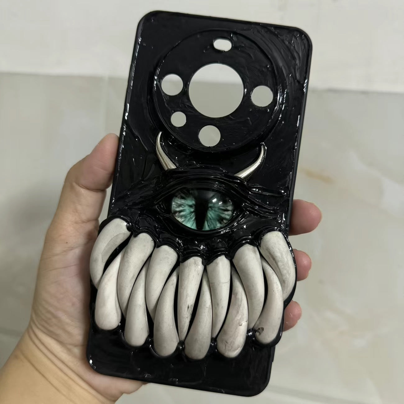 Demon Fang Cyclops 3D Gothic Phone Case Collection(6 Glow Styles)