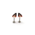 Bunny & Fox Internally Threaded Titanium Helix Couple Earrings - Bunny & Fox Internally Threaded Titanium Helix Couple Earrings - Judy / Default-6mm by CRUXJEWELRY