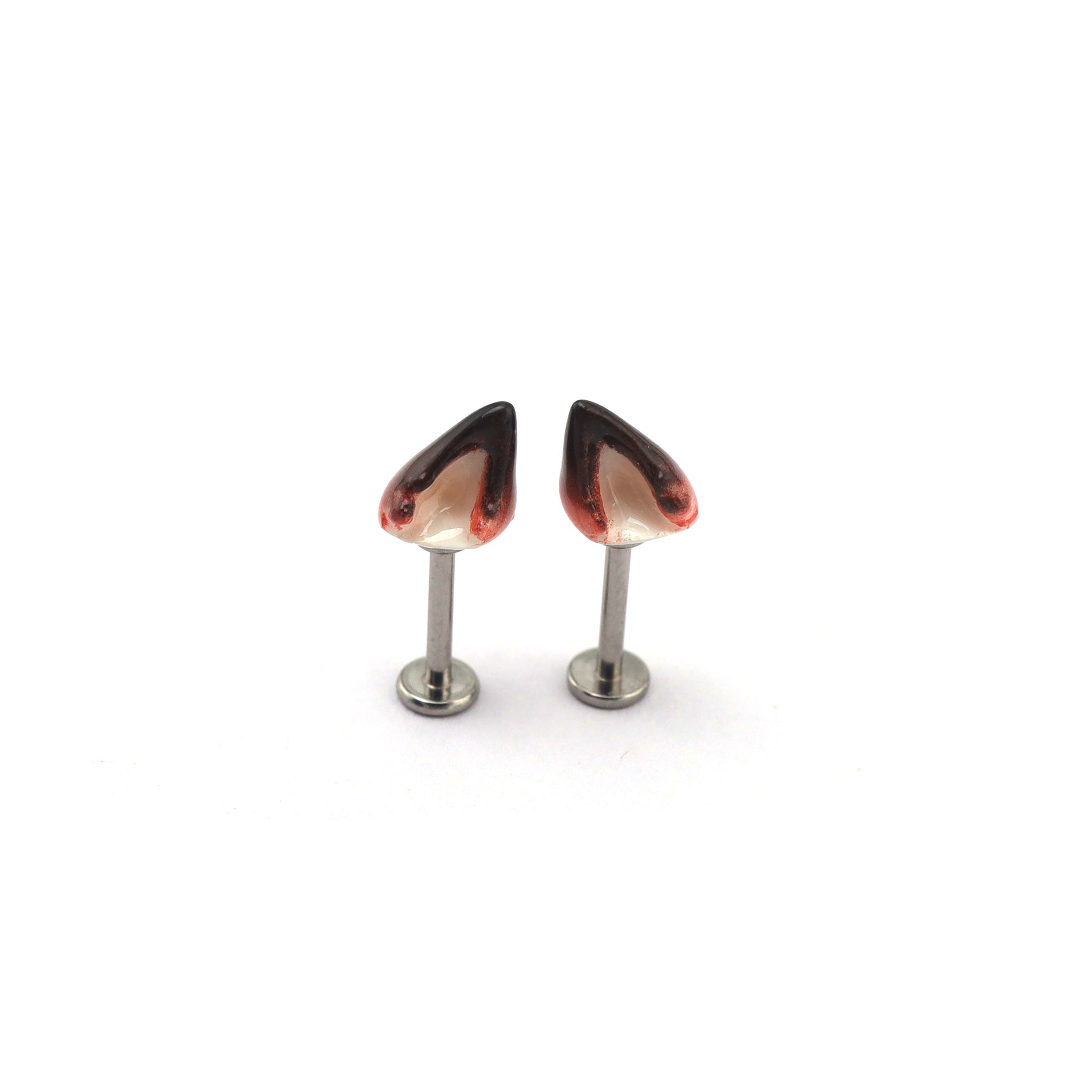 Bunny & Fox Internally Threaded Titanium Helix Couple Earrings - Bunny & Fox Internally Threaded Titanium Helix Couple Earrings - Judy / Default-6mm by CRUXJEWELRY