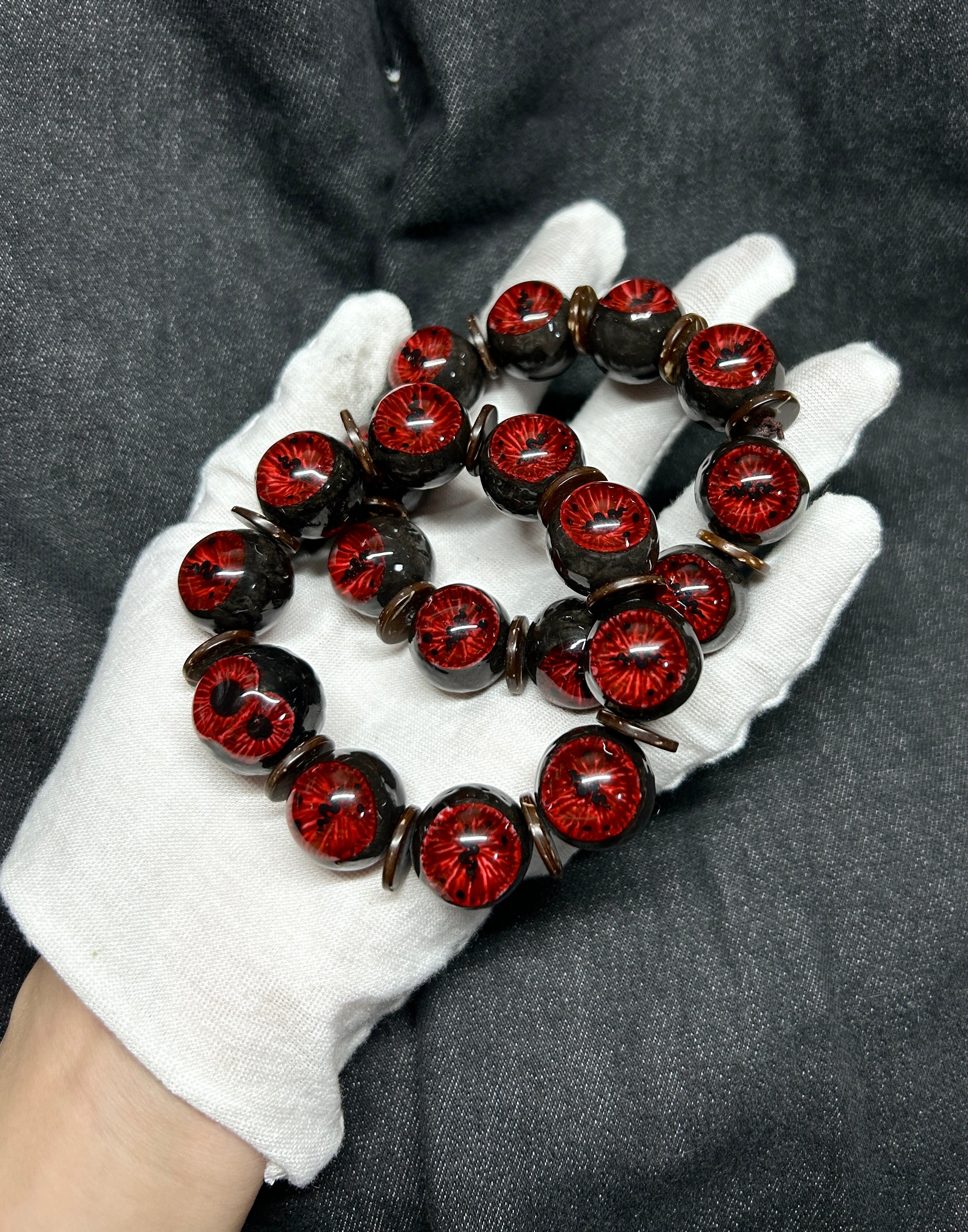 Cthulhu Eye -The Double Pupil Bracelet: See Beyond the Veil of Reality (1PCS) - Cthulhu Eye -The Double Pupil Bracelet: See Beyond the Veil of Reality (1PCS) - Default Title by CRUXJEWELRY