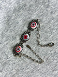 Cthulhu Eye - Gaze of the Underworld Bracelet - Cthulhu Eye - Gaze of the Underworld Bracelet - Obsidian Will by CRUXJEWELRY