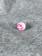Cthulhu Eye - Heart&Crux | Ear/Lip/Tongue Studs - Cthulhu Eye - Heart&Crux | Ear/Lip/Tongue Studs - Heart(1PCS) / Flat-Back（Default） / 4mm by CRUXJEWELRY