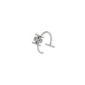 Kyoto Limited - Stainless Steel Word Clip & Fake Hoop - Kyoto Limited - Stainless Steel Word Clip & Fake Hoop - 亜 / Ear Clip / 8mm by CRUXJEWELRY