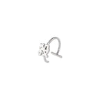 Kyoto Limited - Stainless Steel Word Clip & Fake Hoop - Kyoto Limited - Stainless Steel Word Clip & Fake Hoop - 殺 / Ear Clip / 8mm by CRUXJEWELRY