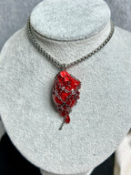 Cthulhu Eye - Beating Dark Heart Necklaces - Cthulhu Eye - Beating Dark Heart Necklaces - Vein Pulse by CRUXJEWELRY