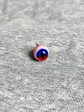 Cthulhu Eye - Blue&Green Gaze | Ear/Lip/Tongue Studs - Cthulhu Eye - Blue&Green Gaze | Ear/Lip/Tongue Studs - Blue / Flat-Back（Default） / 4mm by CRUXJEWELRY