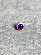 Cthulhu Eye - Blue&Green Gaze | Ear/Lip/Tongue Studs - Cthulhu Eye - Blue&Green Gaze | Ear/Lip/Tongue Studs - Blue / Flat-Back（Default） / 4mm by CRUXJEWELRY