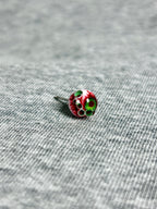 Cthulhu Eye - Duplex Iris | Ear/Lip/Tongue Studs - Cthulhu Eye - Duplex Iris | Ear/Lip/Tongue Studs - Crimson / Flat-Back（Default） / 4mm by CRUXJEWELRY