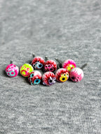 Cthulhu Eye - CandyGaze | Ear/Lip/Tongue Studs - Cthulhu Eye - CandyGaze | Ear/Lip/Tongue Studs - Prophetic Rock Candy / Flat-Back（Default） / 4mm by CRUXJEWELRY