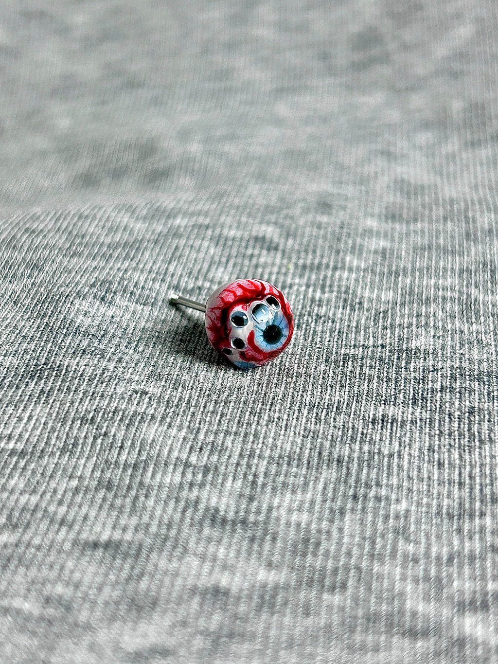 Cthulhu Eye - CandyGaze | Ear/Lip/Tongue Studs - Cthulhu Eye - CandyGaze | Ear/Lip/Tongue Studs - Omni-Sucker / Flat-Back（Default） / 4mm by CRUXJEWELRY