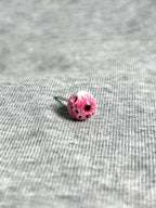 Cthulhu Eye - CandyGaze | Ear/Lip/Tongue Studs - Cthulhu Eye - CandyGaze | Ear/Lip/Tongue Studs - Kaleido Taffy / Flat-Back（Default） / 4mm by CRUXJEWELRY