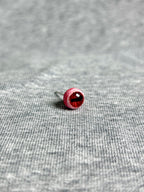 Cthulhu Eye - Lateral Gaze | Ear/Lip/Tongue Studs - Cthulhu Eye - Lateral Gaze | Ear/Lip/Tongue Studs - Providence / Flat-Back（Default） / 4mm by CRUXJEWELRY