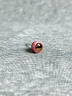Cthulhu Eye - Lateral Gaze | Ear/Lip/Tongue Studs - Cthulhu Eye - Lateral Gaze | Ear/Lip/Tongue Studs - Symbiotic Orb / Flat-Back（Default） / 4mm by CRUXJEWELRY