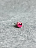 Cthulhu Eye - Lateral Gaze | Ear/Lip/Tongue Studs - Cthulhu Eye - Lateral Gaze | Ear/Lip/Tongue Studs - Iris Bloom / Flat-Back（Default） / 4mm by CRUXJEWELRY