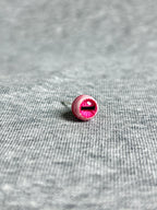 Cthulhu Eye - Lateral Gaze | Ear/Lip/Tongue Studs - Cthulhu Eye - Lateral Gaze | Ear/Lip/Tongue Studs - Iris Bloom / Flat-Back（Default） / 4mm by CRUXJEWELRY