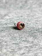 Cthulhu Eye - Fissure Iris | Ear/Lip/Tongue Studs - Cthulhu Eye - Fissure Iris | Ear/Lip/Tongue Studs - Echo Locus / Flat-Back（Default） / 4mm by CRUXJEWELRY