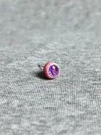 Cthulhu Eye - Fissure Iris | Ear/Lip/Tongue Studs - Cthulhu Eye - Fissure Iris | Ear/Lip/Tongue Studs - Instinct Prism / Flat-Back（Default） / 4mm by CRUXJEWELRY