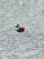 Cthulhu Eye - Bloody Mary‘s Pact | Ear/Lip/Tongue Studs - Cthulhu Eye - Bloody Mary‘s Pact | Ear/Lip/Tongue Studs - Prophecy‘s Gaze / Flat-Back（Default） / 4mm by CRUXJEWELRY