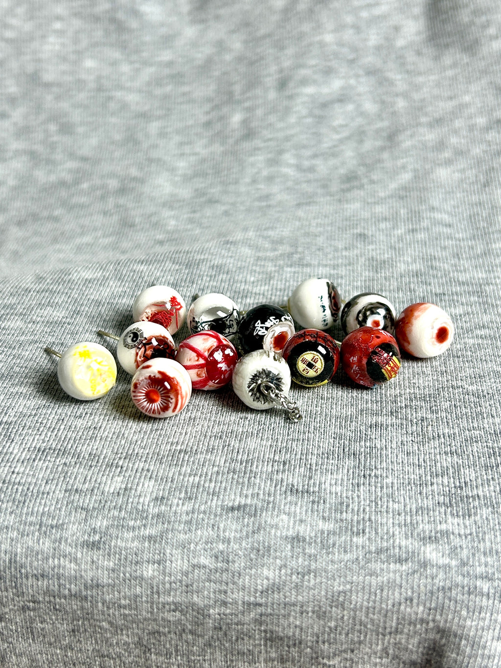 Cthulhu Eye - Mystic Glyph Series | Ear/Lip/Tongue Studs - Cthulhu Eye - Mystic Glyph Series | Ear/Lip/Tongue Studs - Fortune / Flat-Back（Default） / 4mm by CRUXJEWELRY