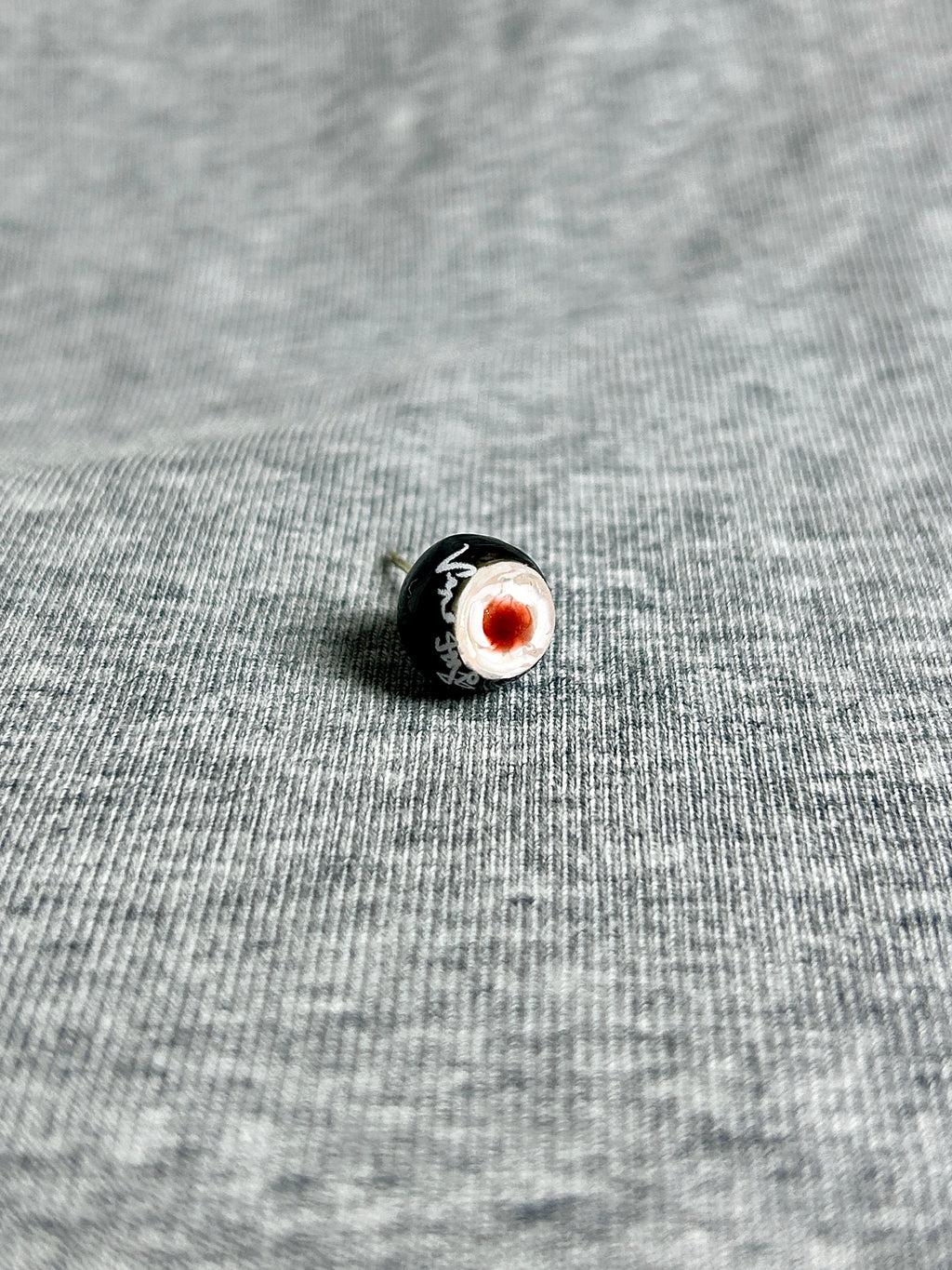 Cthulhu Eye - Mystic Glyph Series | Ear/Lip/Tongue Studs - Cthulhu Eye - Mystic Glyph Series | Ear/Lip/Tongue Studs - Love / Flat-Back（Default） / 4mm by CRUXJEWELRY