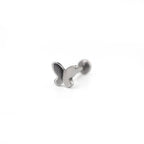 Colorful Gradient Butterfly Titanium - Nose/Ear Stud - Colorful Gradient Butterfly Titanium - Nose/Ear Stud - Sliver / 6 mm by CRUXJEWELRY
