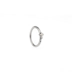 Gothic Cross Stainless Steel Segment Hoop - Gothic Cross Stainless Steel Segment Hoop - 8 mm by CRUXJEWELRY