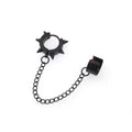 Black Six-Spike Chain Ear Clips - Black Six-Spike Chain Ear Clips - Chain by CRUXJEWELRY
