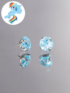 MLP Titanium Zircon Crystal Labret Stud –  Fantasy Piercing Jewelry