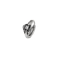 Gothic White CZ Stainless steel Earrings - Gothic White CZ Stainless steel Earrings - Single by CRUXJEWELRY