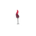 CRUX - Black & Red Satan Demon Titanium Helix Studs - CRUX - Black & Red Satan Demon Titanium Helix Studs - Single / 6mm by CRUXJEWELRY
