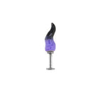 CRUX - Purple Satan Demon Titanium Helix Studs - CRUX - Purple Satan Demon Titanium Helix Studs - Single / 6mm by CRUXJEWELRY