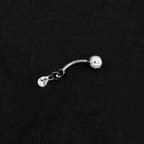 Magic Crystal Ball Titanium Rook/Eyebrow Studs - Magic Crystal Ball Titanium Rook/Eyebrow Studs - White / 6mm by CRUXJEWELRY
