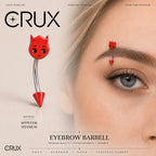 Crux – Red Little Demon Edelstahl-Rook-Steckbolzen 