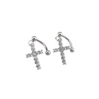 Heart CZ Stainless Steel Rook Stud - Heart CZ Stainless Steel Rook Stud - Default Title by CRUXJEWELRY