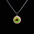 "Gamma Ray" Radioactive Green Mutant Eye Necklace - Splitting Pupil