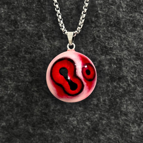 Œil de Cthulhu - Collier à double pupille sanglante