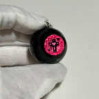 "Sacred Love" Cross & Heart Pupil Necklace - Heaven (White) vs. Hell (Black)
