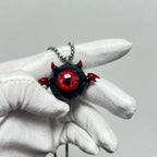 "Succubus" Little Devil Eyeball Pendant - Vertical Pupil