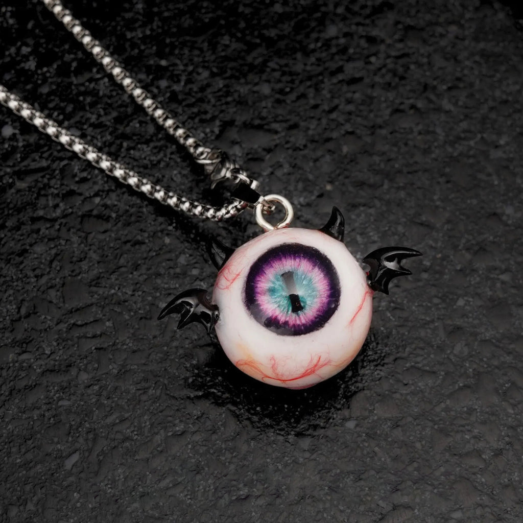 "Succubus" Little Devil Eyeball Pendant - Vertical Pupil
