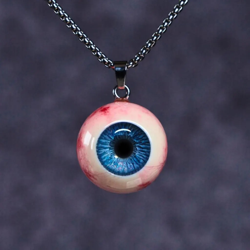 Realistic Glass Eye Necklace - 9 Color Options - Crux Jewelry product image 7