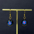Kawaii Heart Pupil Eyeball Necklace & Earrings Set | 4-Color Matching Jewelry Bundle