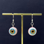 Kawaii Heart Pupil Eyeball Necklace & Earrings Set | 4-Color Matching Jewelry Bundle