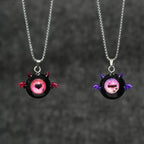 "Midnight Demon" Black Sclera Eyeball Necklace