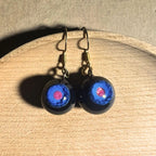 Pair of Hyper-Realistic Eyeball Drop Earrings | Polymer Clay & Resin | S925 Sterling Silver