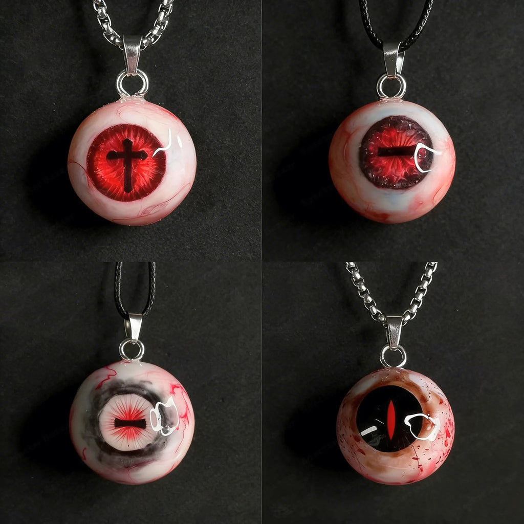 "Ocular Powers" Mixed Pupil Necklace Collection - Cross, Sage & Beast