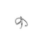 Stainless Steel Ball Fake Ear/Lip gague - Stainless Steel Ball Fake Ear/Lip gague - Sliver / Cross / 6mm by CRUXJEWELRY