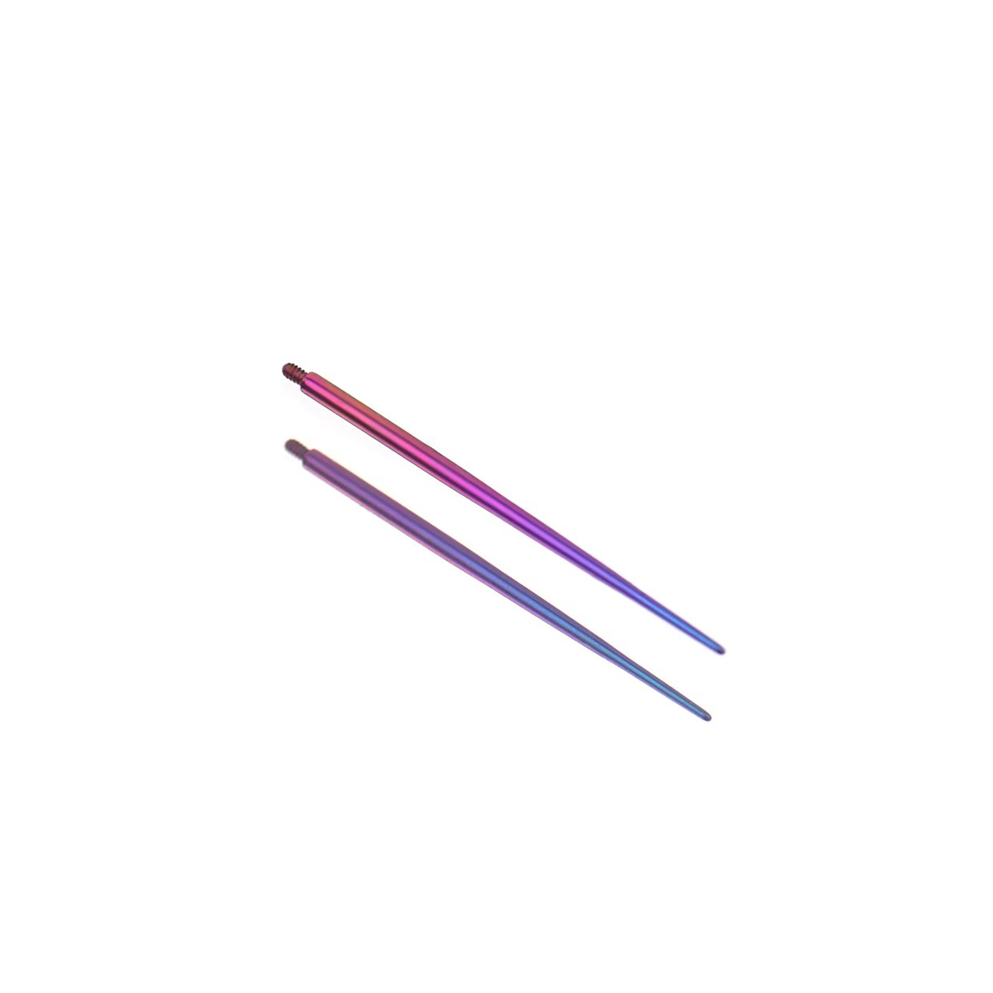 F-136 Titanium Piercing Guide Needle - F-136 Titanium Piercing Guide Needle - Pink-Purple Gradient by CRUXJEWELRY