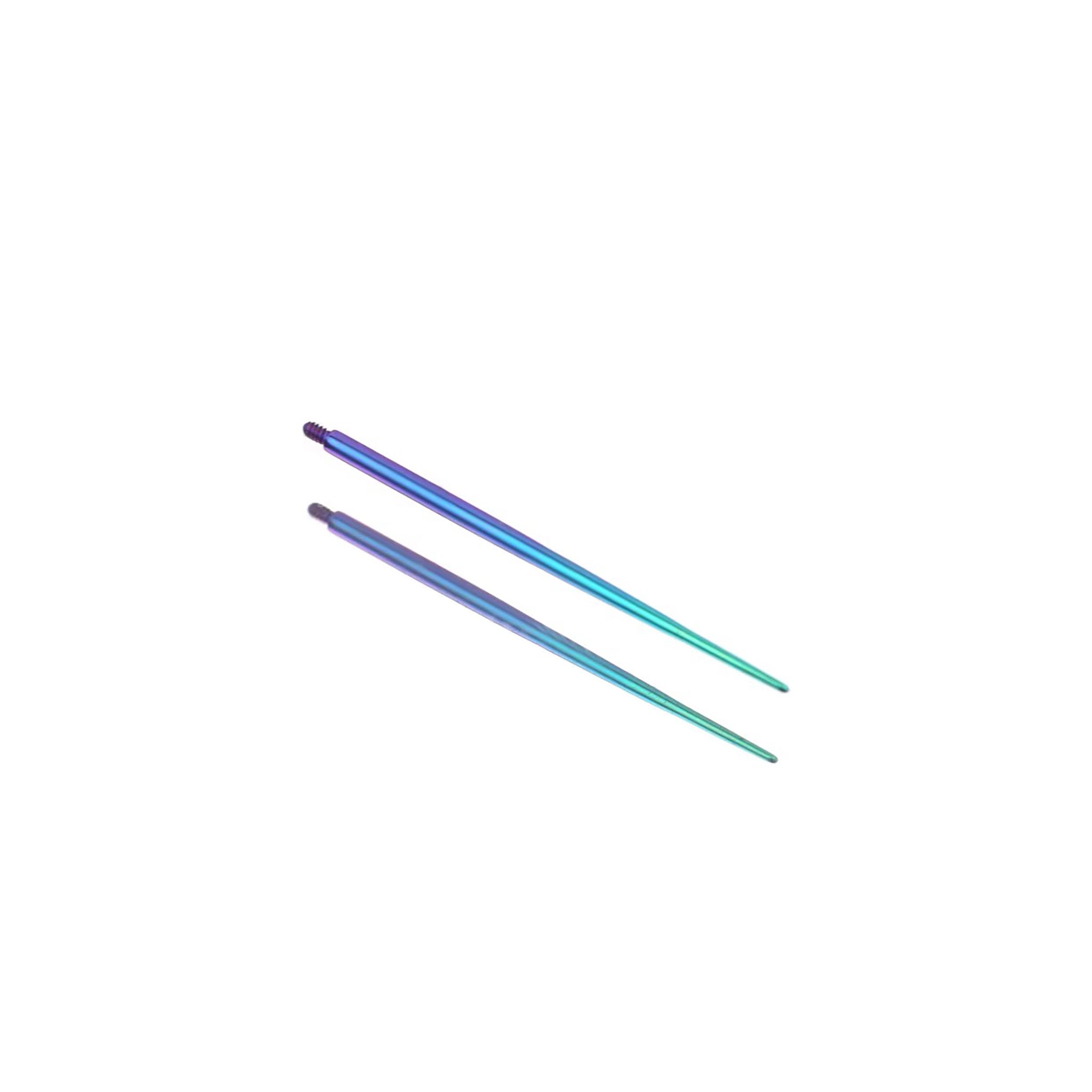 F-136 Titanium Piercing Guide Needle - F-136 Titanium Piercing Guide Needle - Blue-Green Gradient by CRUXJEWELRY