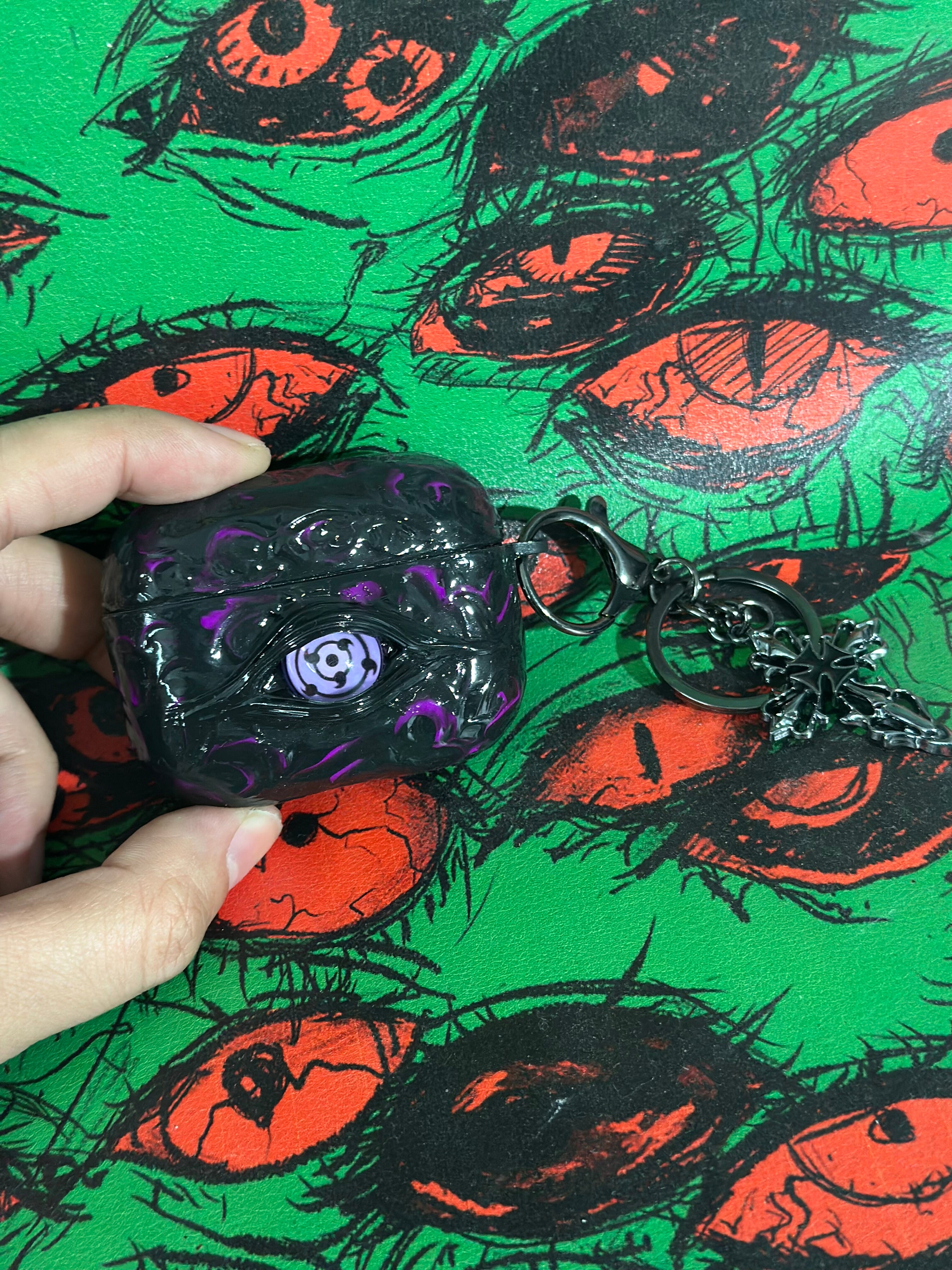 "Uchiha Legacy" Glow in the Dark Sharingan Phone Case | Itachi, Sasuke, Madara & Obito Mangekyou Eyes